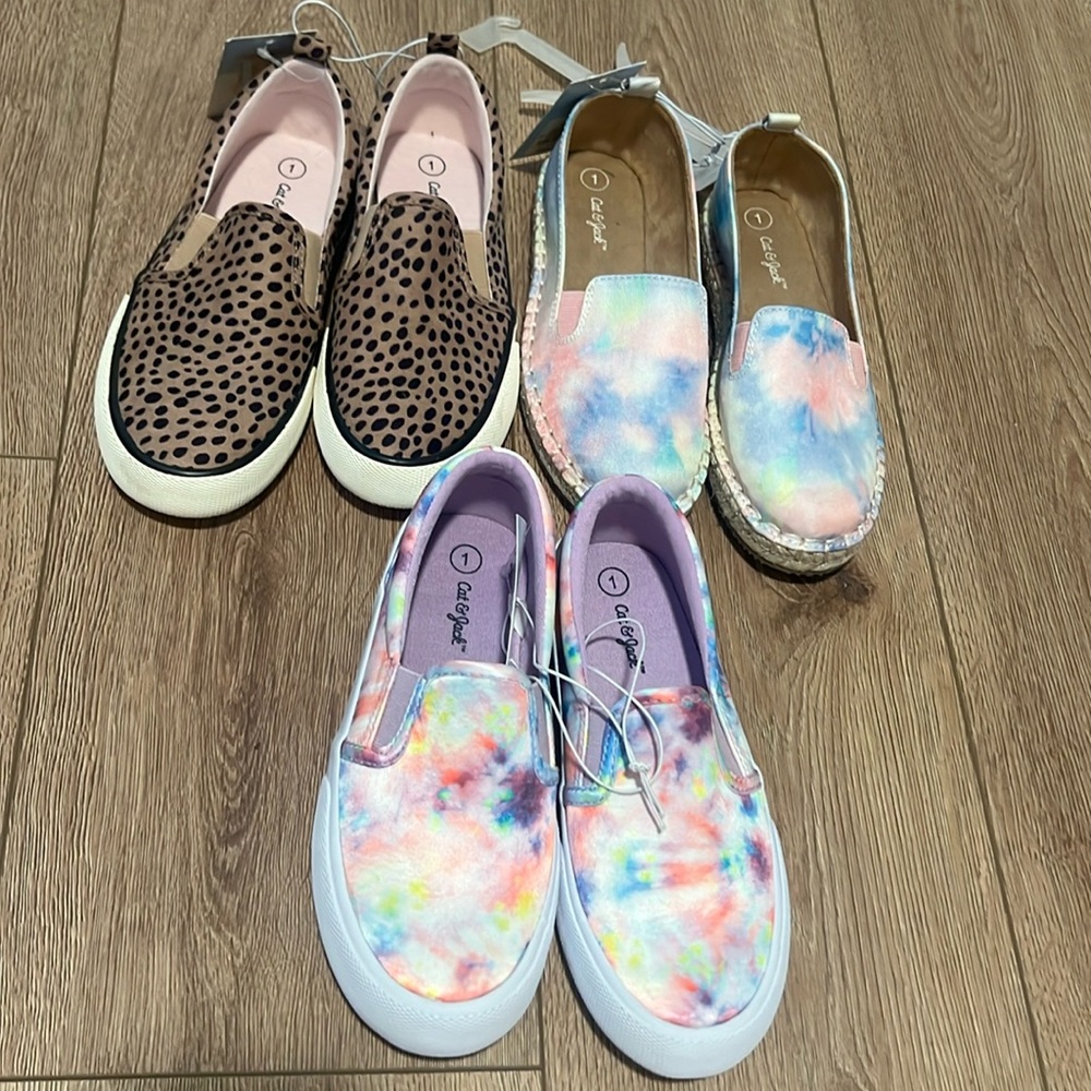 Cat & Jack girls shoes NWT